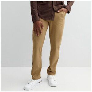 FLX 5 Pocket Woodbridge Brown Khaki Pants 38 x 32